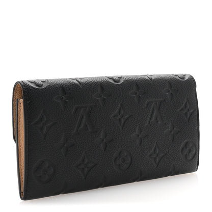 Louis Vuitton Empreinte Emilie Wallet Black Dune 3 of 7