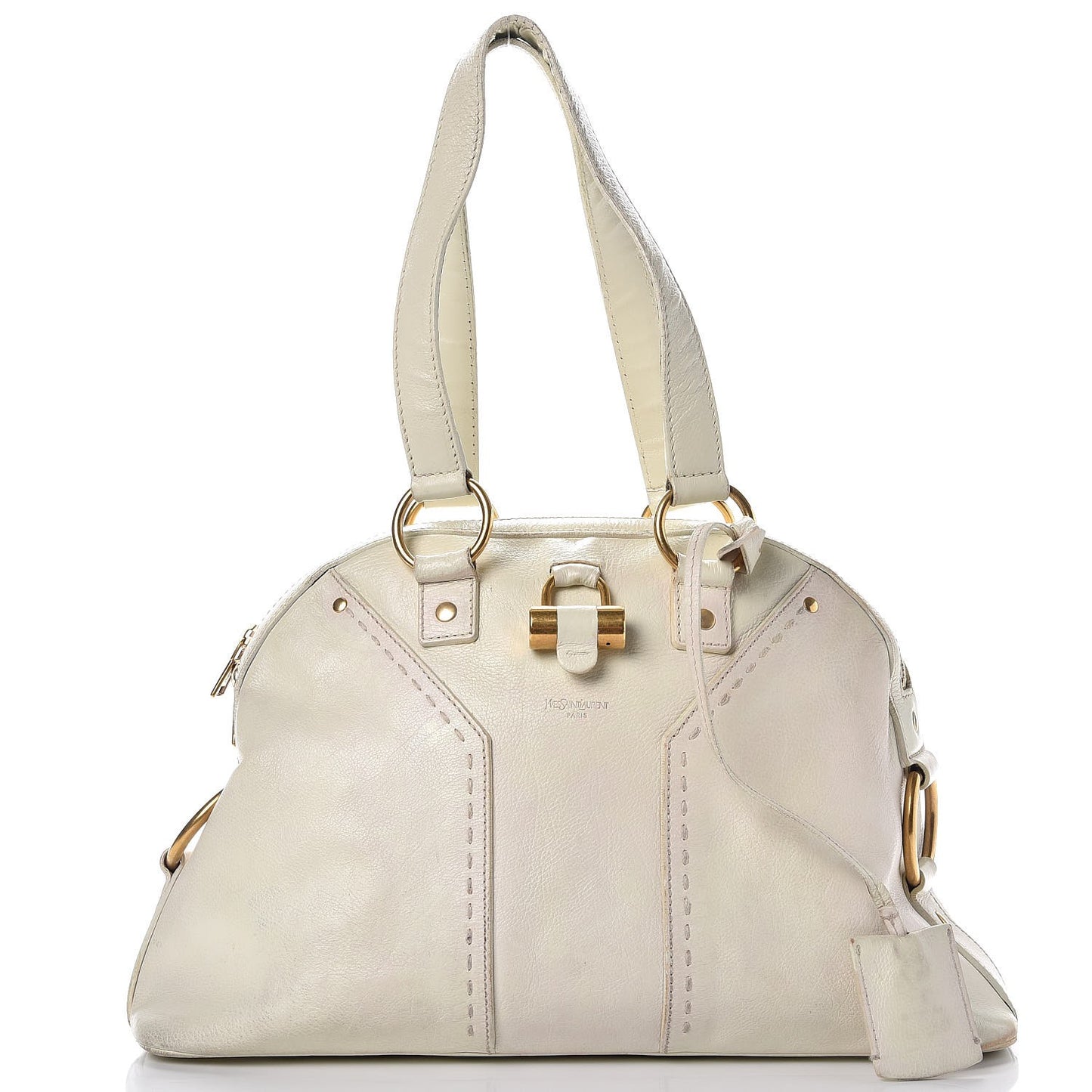 Calfskin Medium Muse Ivory