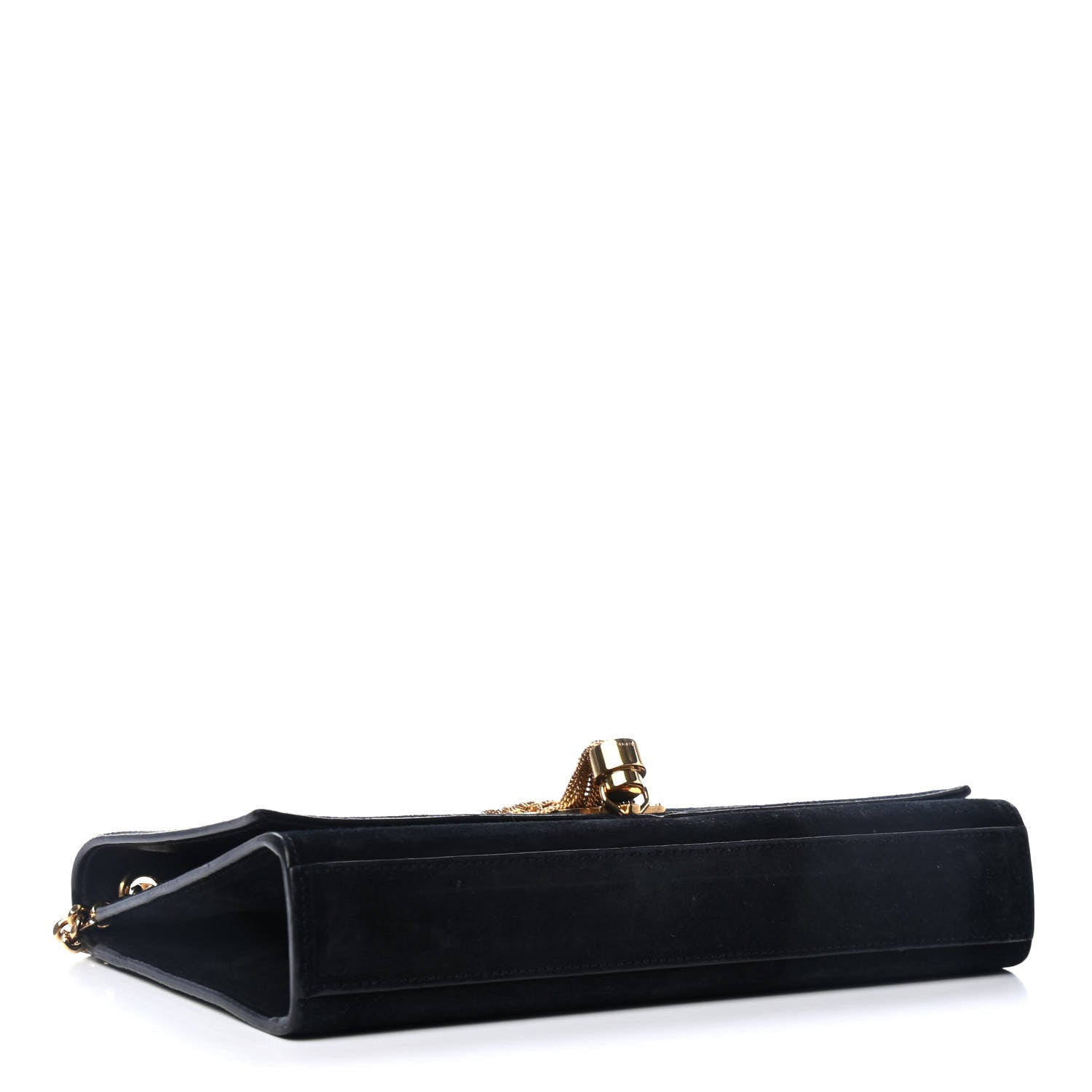 Saint Laurent Suede Classic Monogram Kate Tassel Satchel 3 of 4