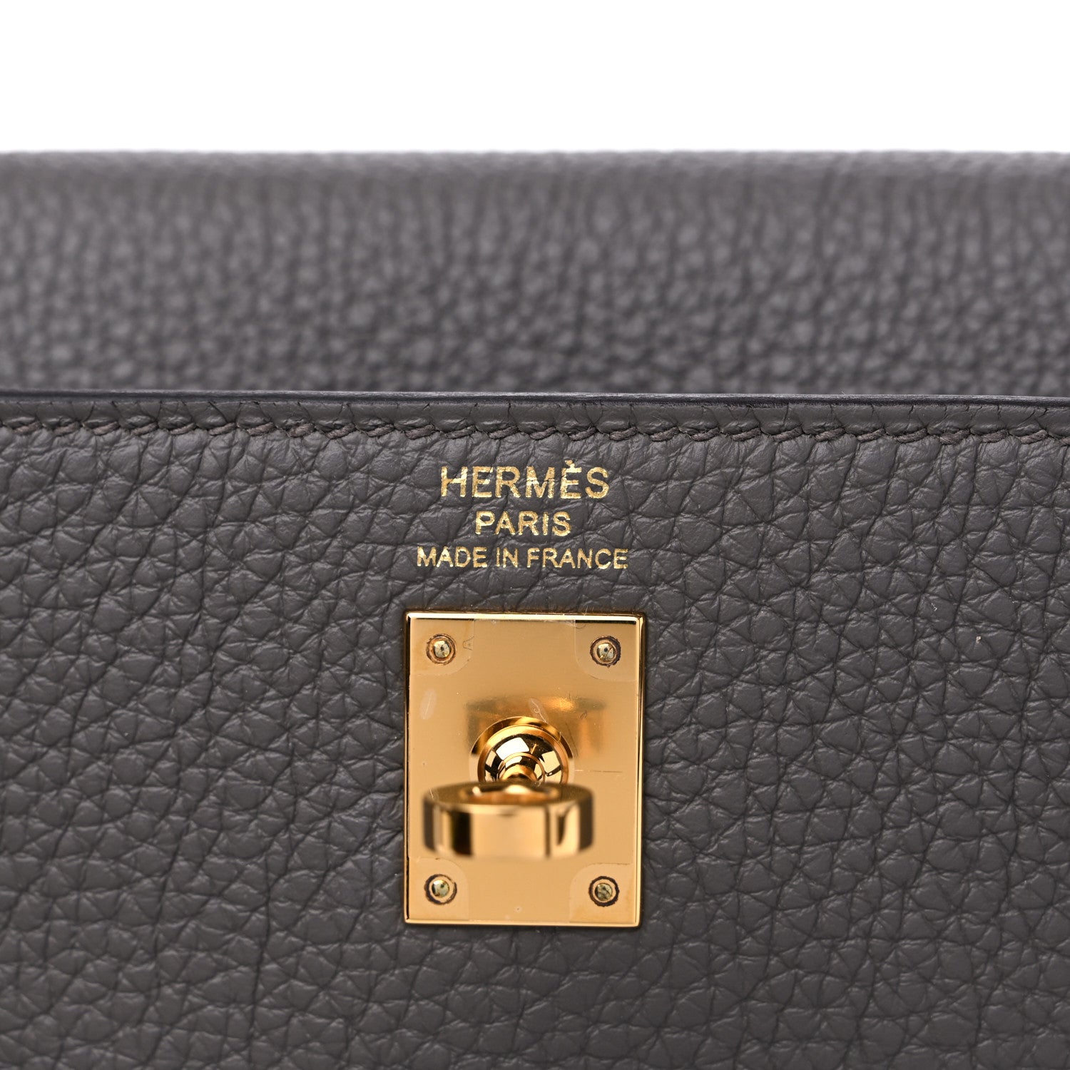 Hermes Togo Kelly Retourne 25 Etain 6 of 10