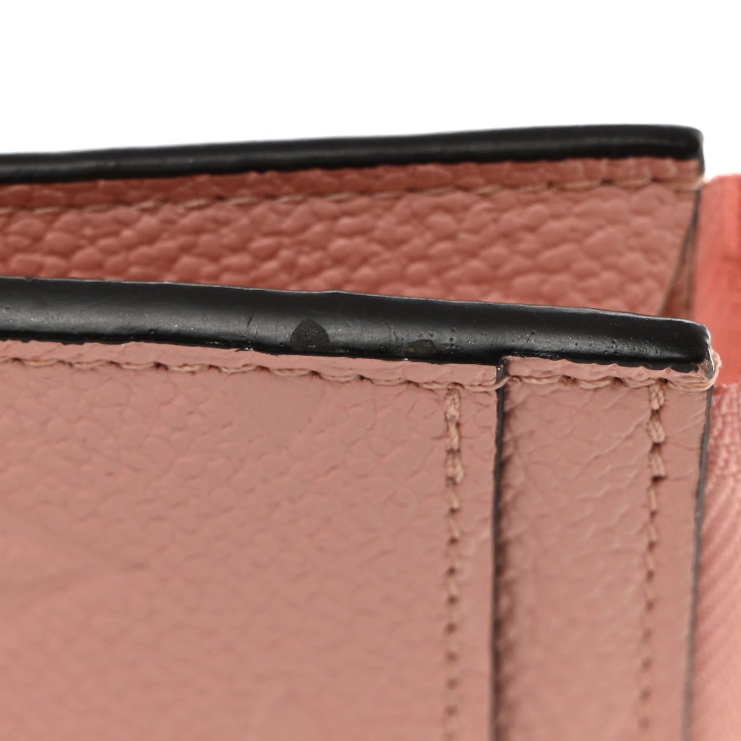 Empreinte Zipper Card Holder Rose Poudre