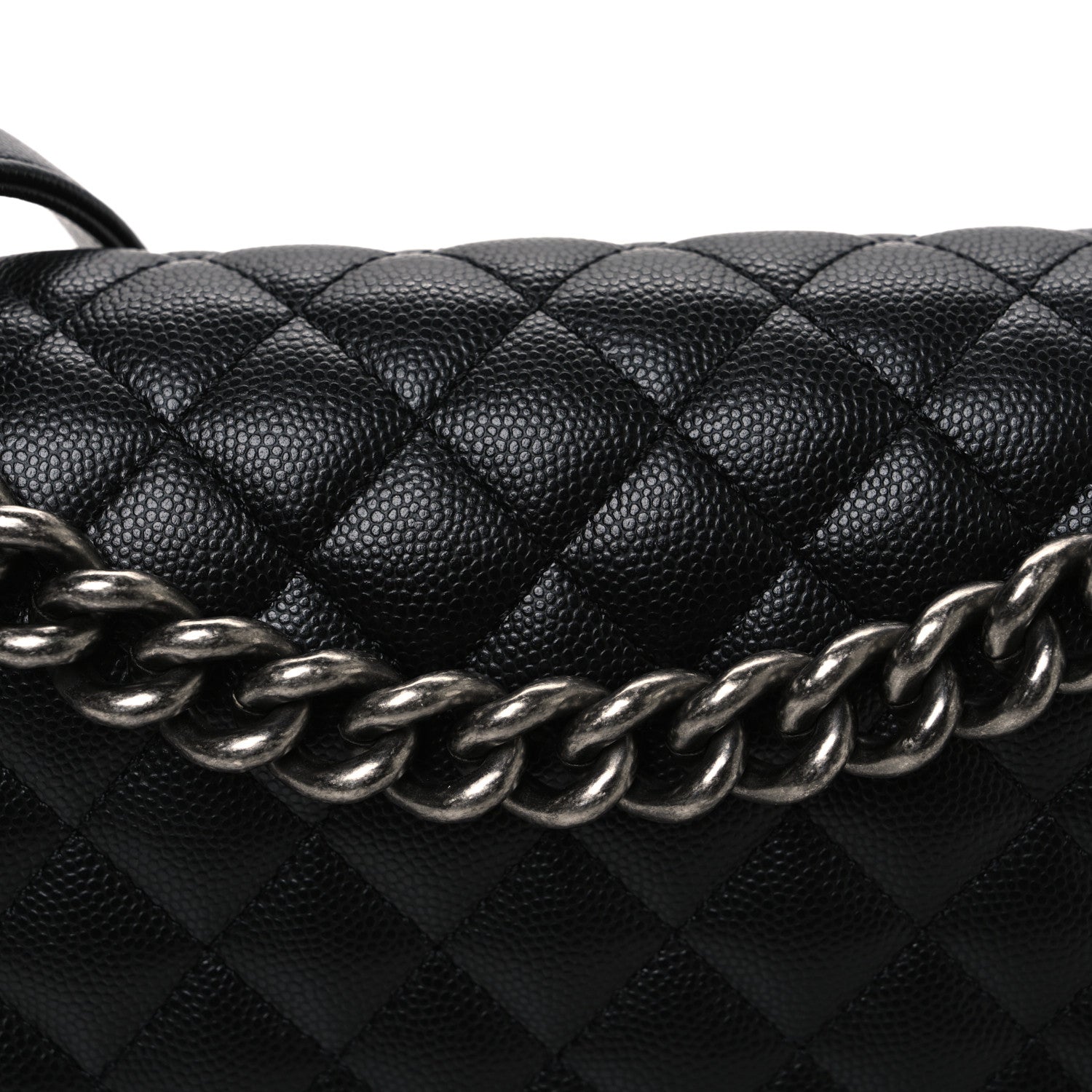 Chanel Caviar Quilted Medium Boy Flap Black 8 of 11