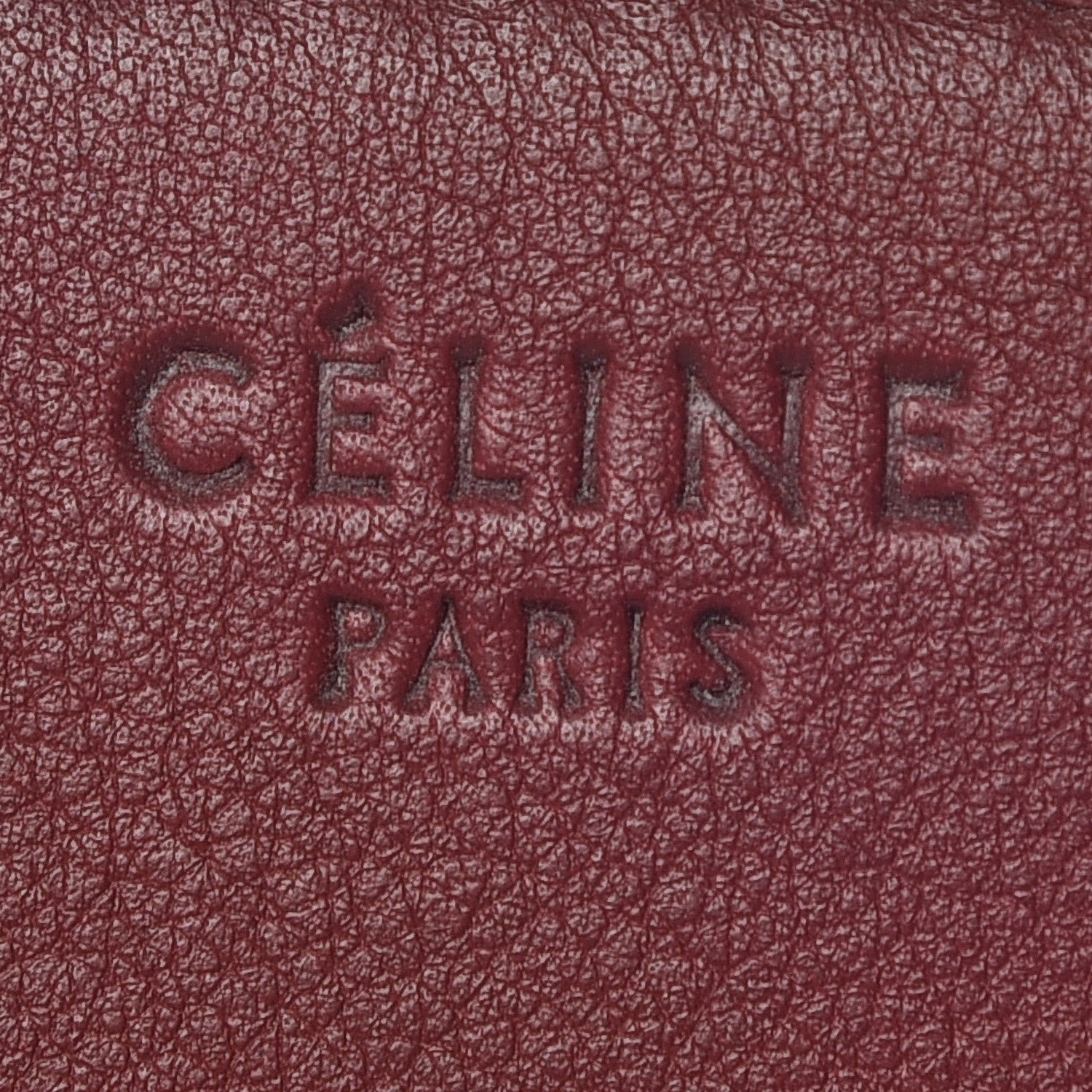Celine Supple Calfskin Medium Phantom Luggage Burgundy 6 of 19