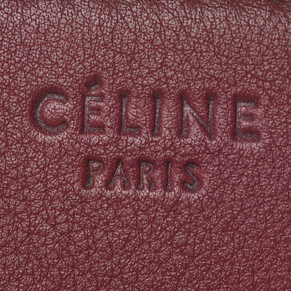 Celine Supple Calfskin Medium Phantom Luggage Burgundy 6 of 19