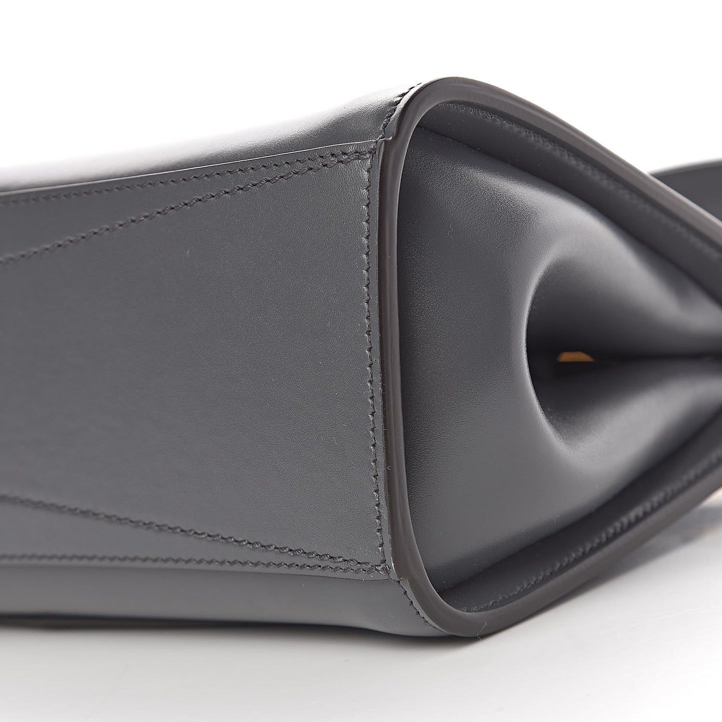 Calfskin Small Bespoke Shoulder Bag Storm Grey
