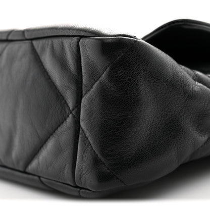 Chanel Goatskin Quilted Large Chanel 19 Flap Black 10 of 10