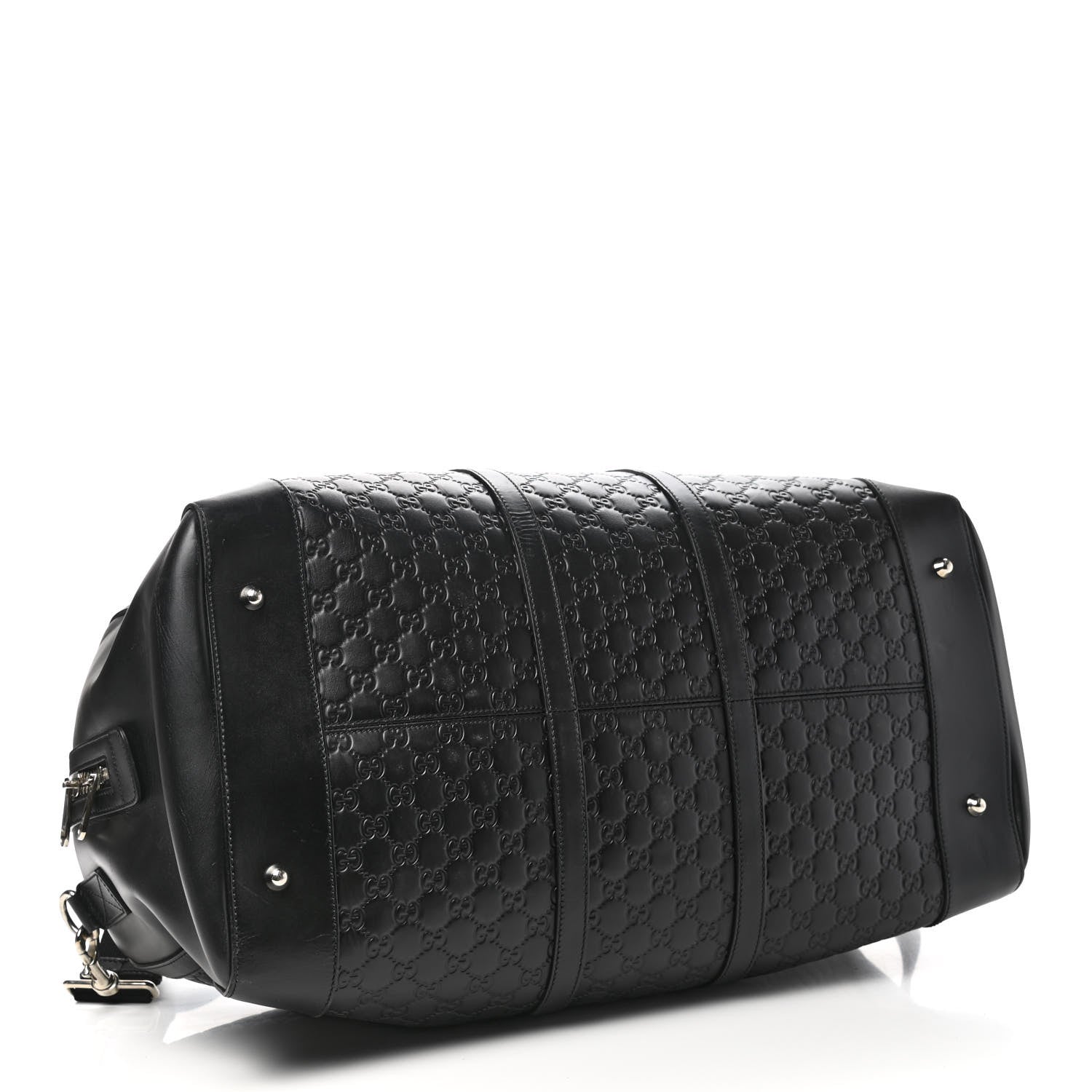 Gucci Guccissima Signature Large Duffle Black 4 of 17