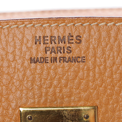 Hermes Ardennes Birkin 35 Gold 12 of 35