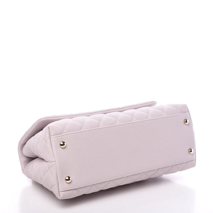 Chanel Caviar Quilted Small Coco Handle Flap Lilas Lilac 3 of 10