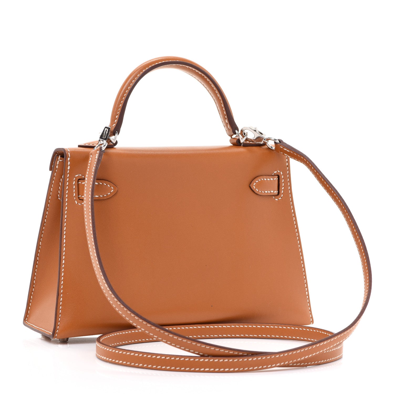 Hermes Veau Butler Mini Kelly Sellier 20 Natural Sable 2 of 10