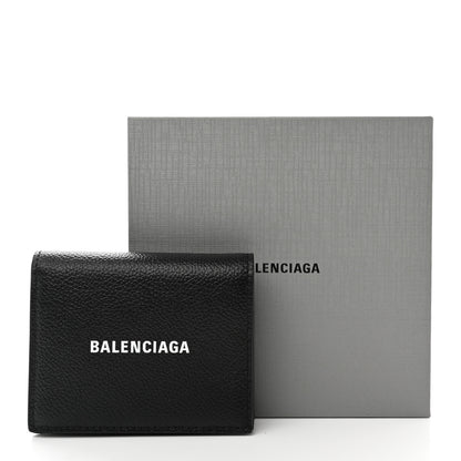 Balenciaga Calfskin Logo Wallet Black 8 of 8