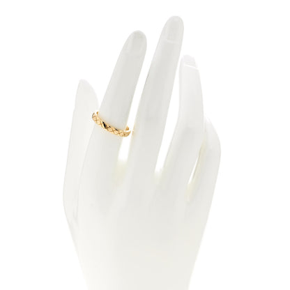 Chanel 18K Yellow Gold Mini Coco Crush Ring 55 7.25 2 of 5