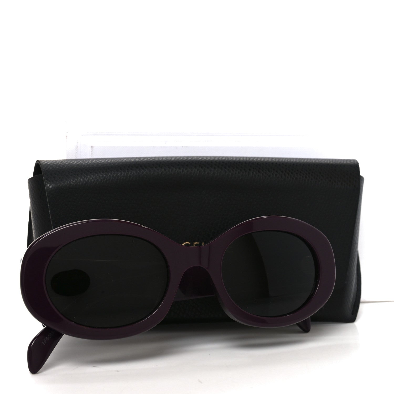 Celine Acetate Triomphe 01 Sunglasses CL 40194U Burgundy 7 of 7