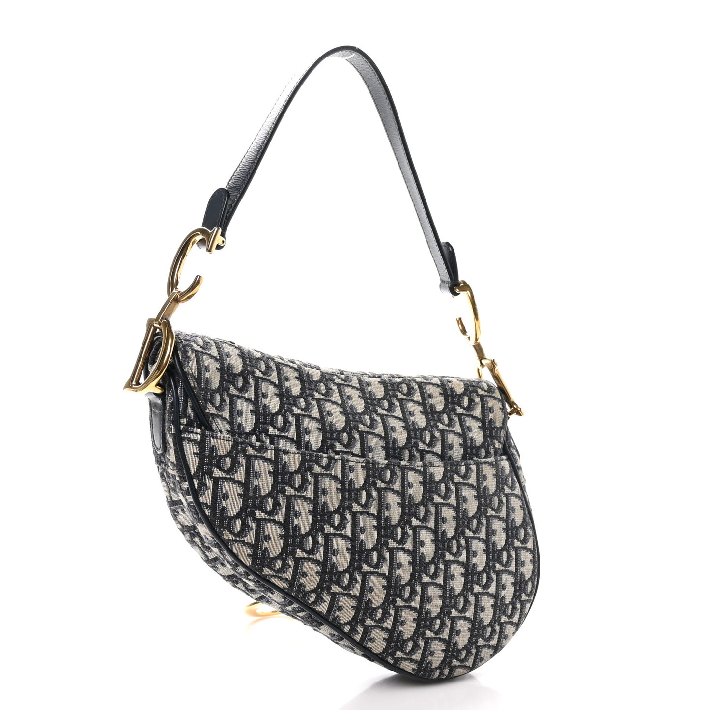 Oblique Saddle Bag Blue
