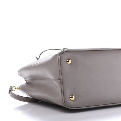 Prada Saffiano Lux Medium Tote Argilla 6 of 10