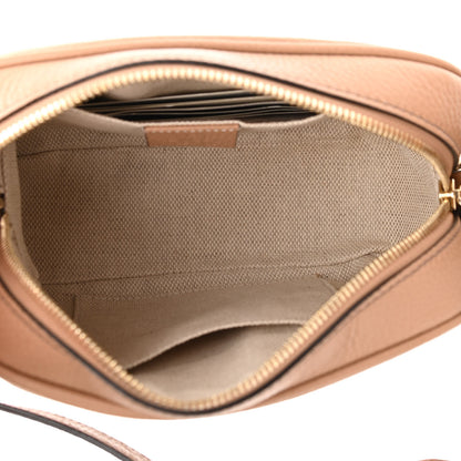 Gucci Pebbled Calfskin Small Soho Disco Bag Camelia 5 of 10