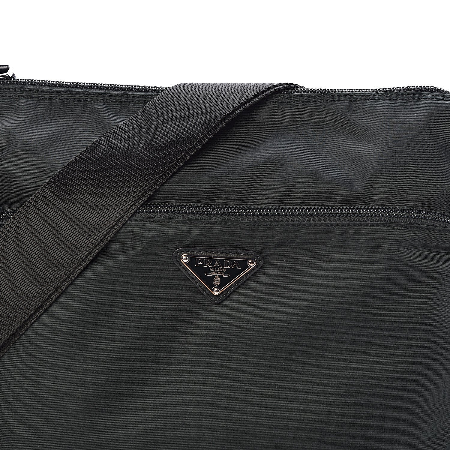 Prada Nylon Vela Messenger Bag Bosco 9 of 9