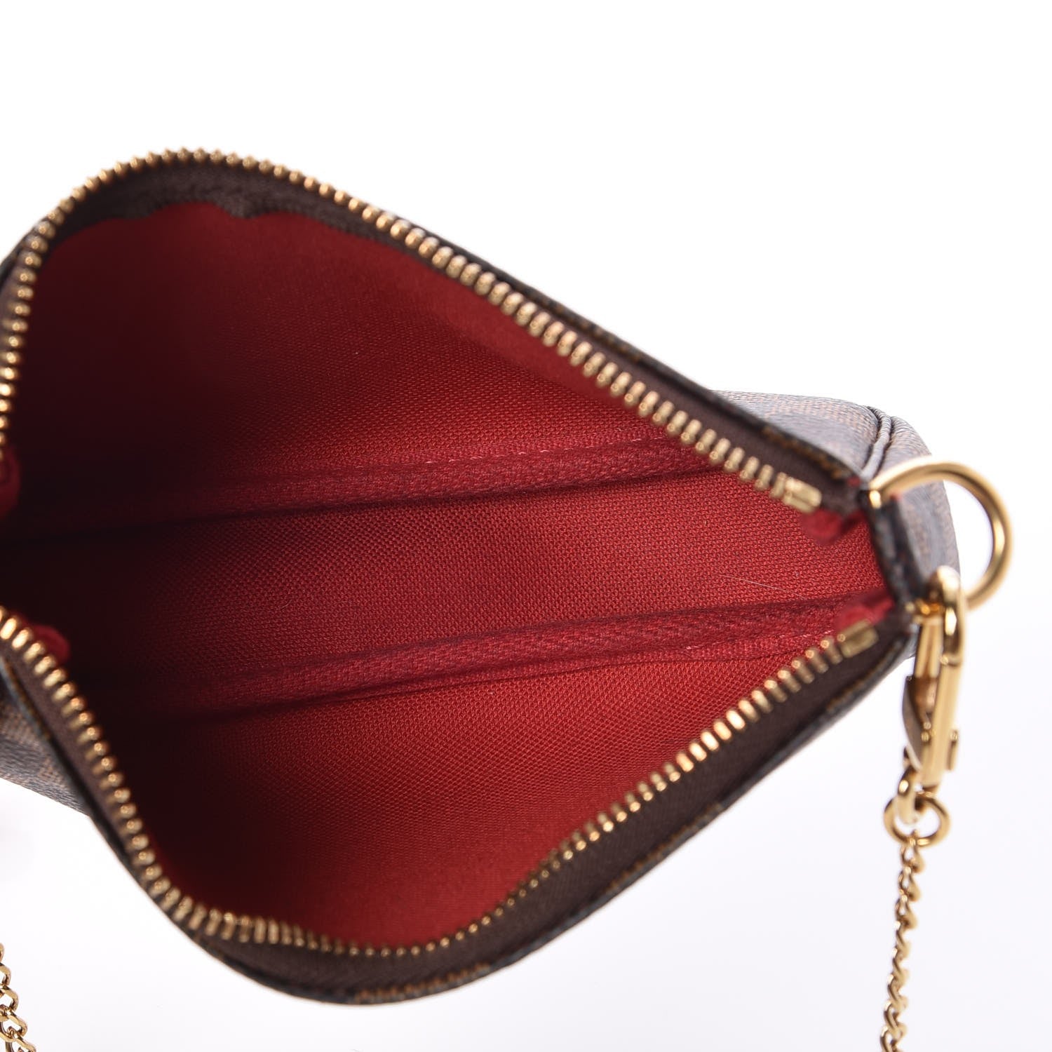 Louis Vuitton Damier Ebene Mini Pochette Accessories 5 of 8