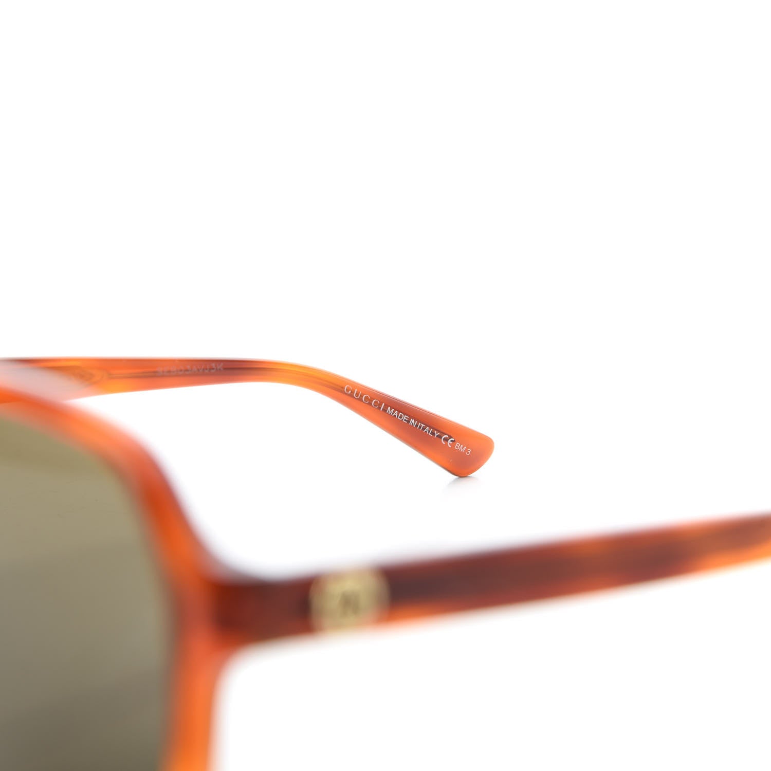 Gucci Acetate Square Frame Sunglasses GG 3834/F/S Tortoise 5 of 8
