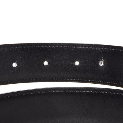 Hermes Box Togo 32mm Reversible Mirage Belt 85 Black Gold 5 of 7