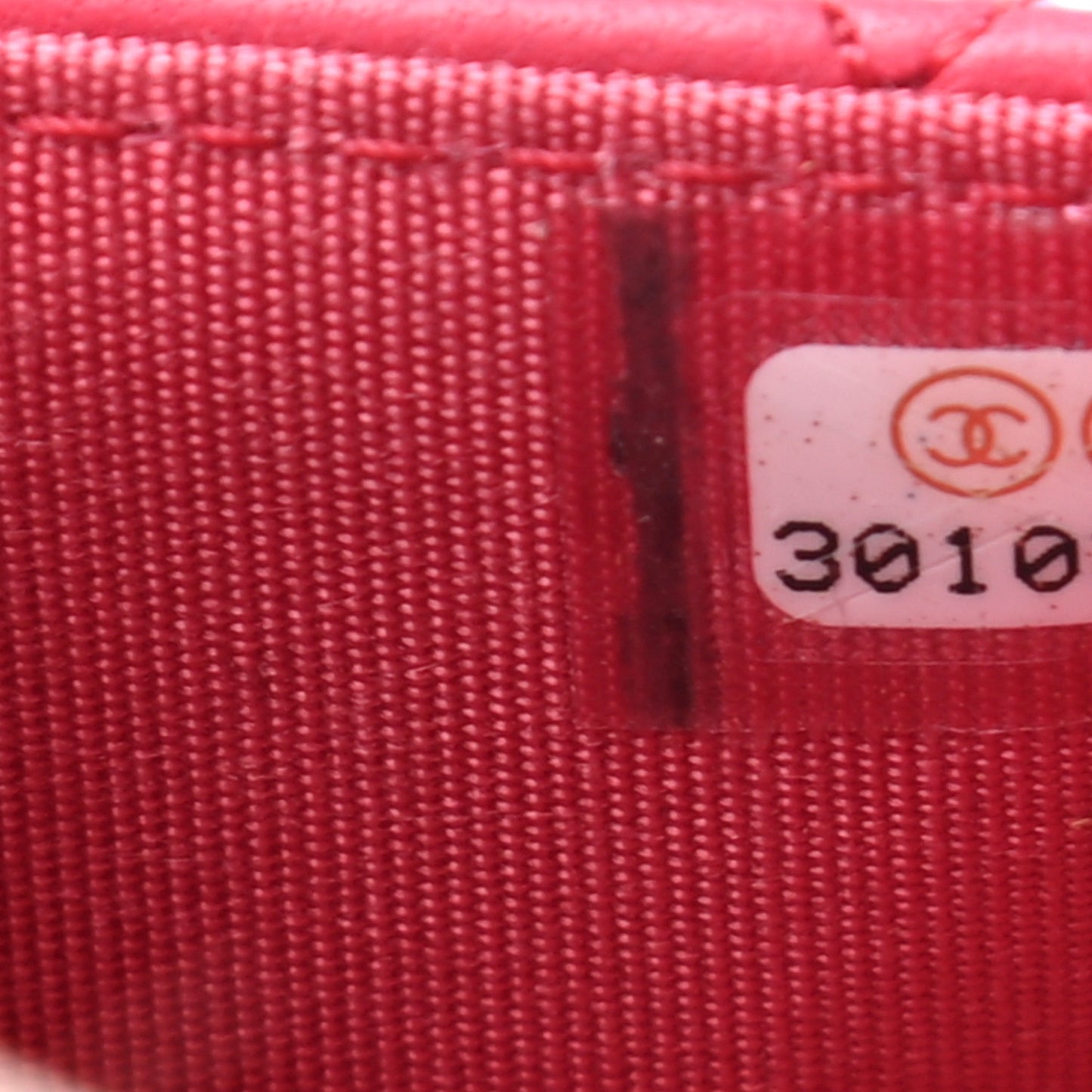 Lambskin Quilted Boy Flap Card Holder Fuchsia
