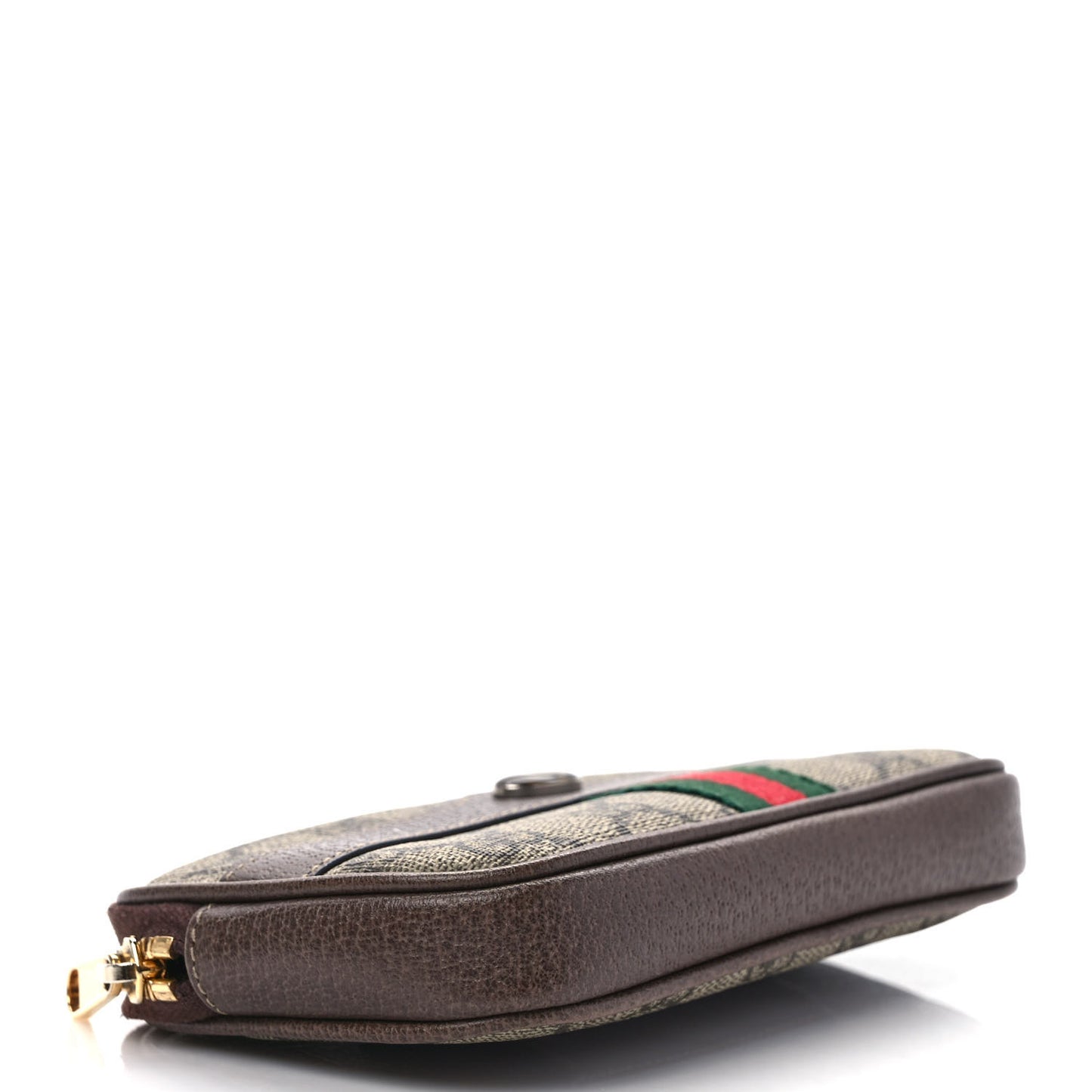 GG Supreme Monogram Ophidia Belted iPhone Case 80 32 Dark Brown