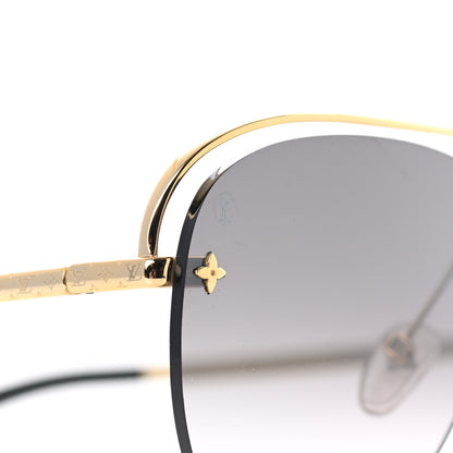Louis Vuitton Monogram Grease Gradient Sunglasses Z1045W Grey 5 of 12