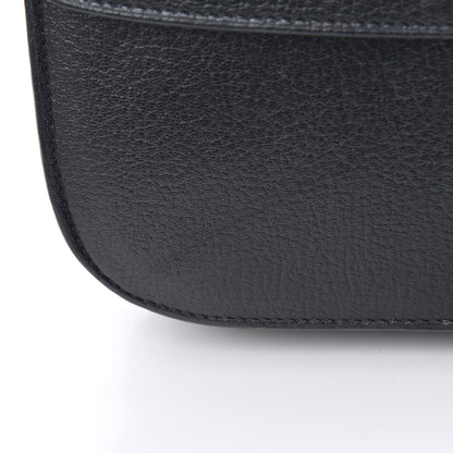 Celine Goatskin Medium Classic Box Flap Bag Black 14 of 16