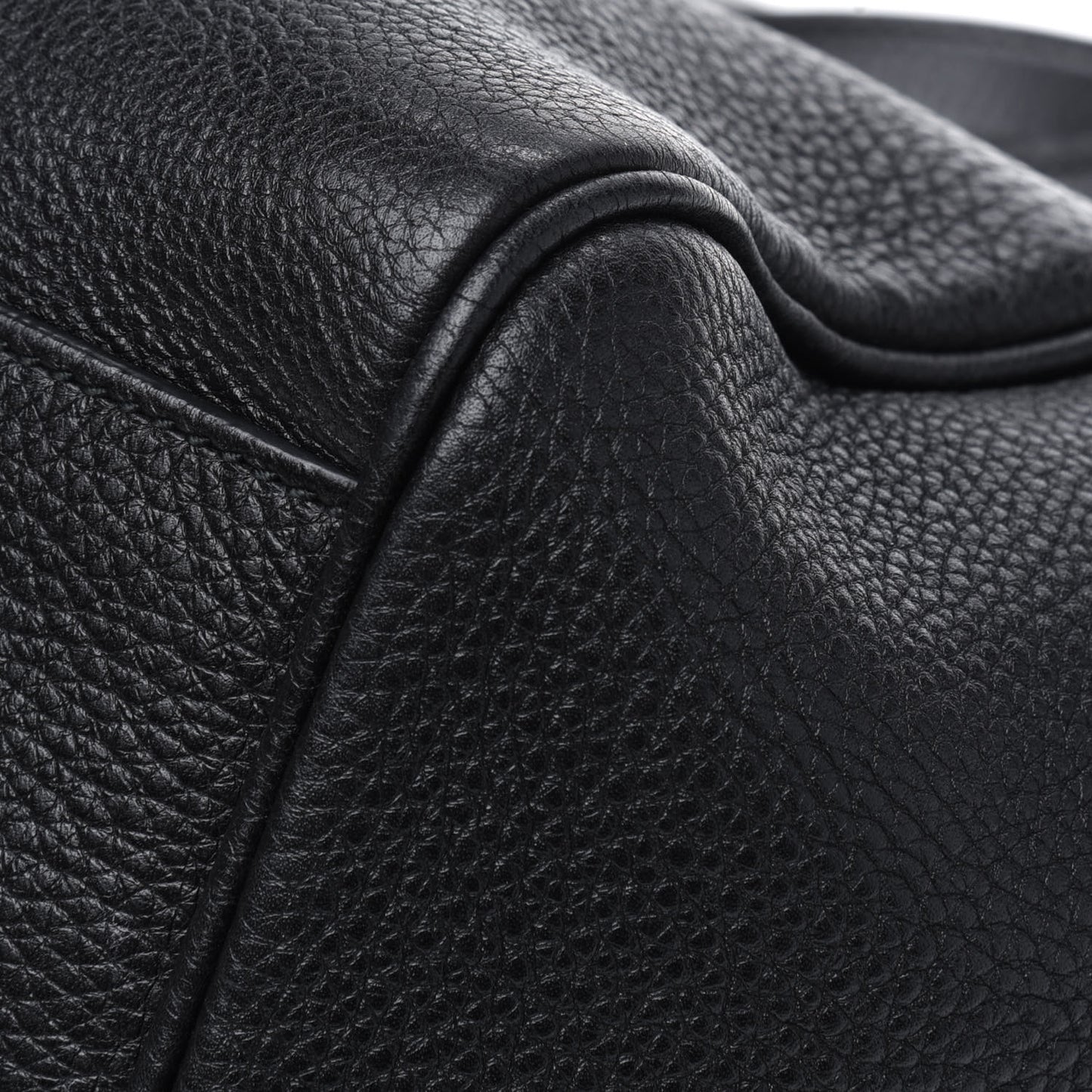 Calfskin Medium Emily Shoulder Bag Black