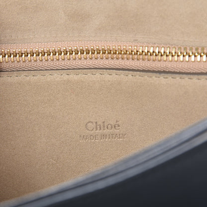 Chloe Suede Calfskin Medium Faye Shoulder Bag Black 6 of 7