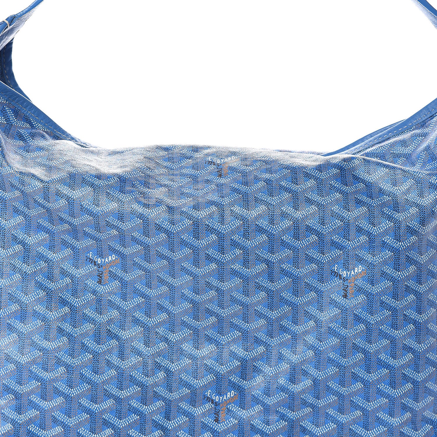 Goyard Goyardine Fidji Zip Hobo Sky Blue 8 of 10