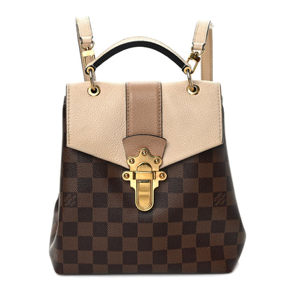 Louis Vuitton Damier Ebene Clapton Backpack Creme 1 of 11