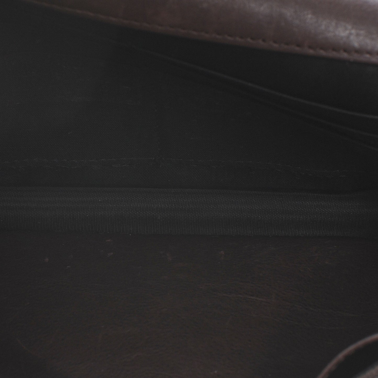 Calfskin CC Wallet on Chain WOC Brown