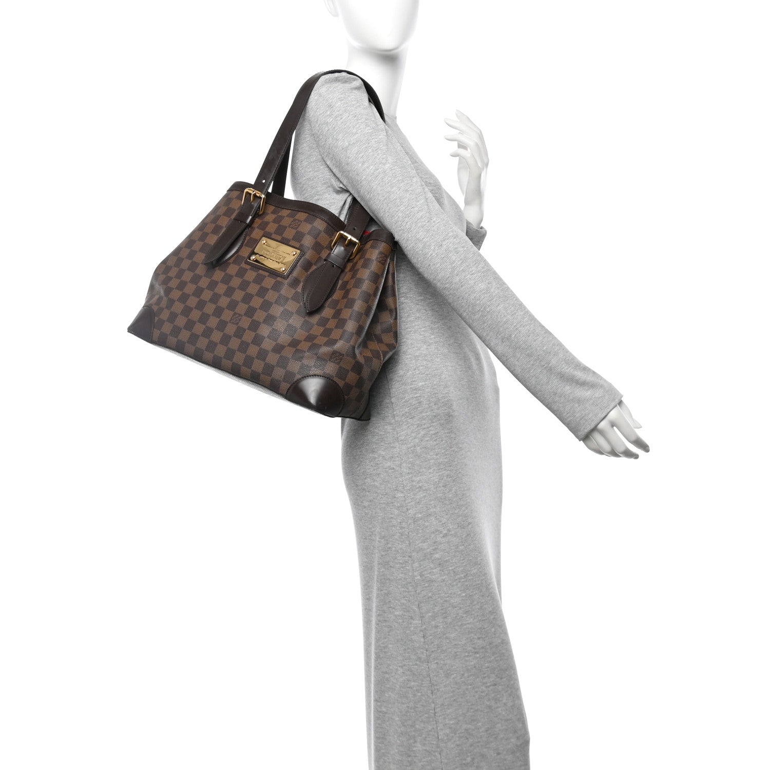 Louis Vuitton Damier Ebene Hampstead MM 2 of 10