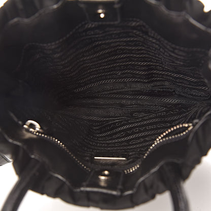 Prada Tessuto Nylon Gaufre Tote Black 5 of 12