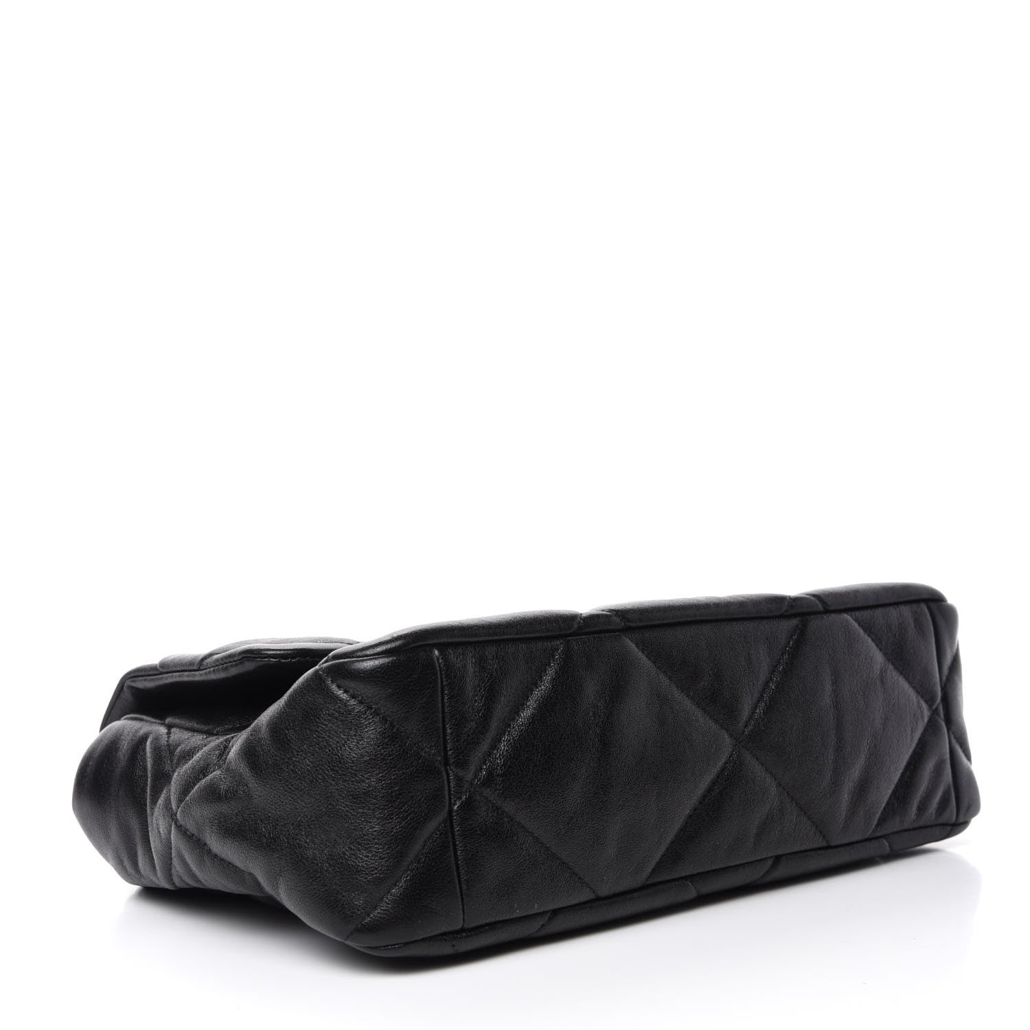 Chanel Lambskin Quilted Large 19 Flap Black 4 of 10
