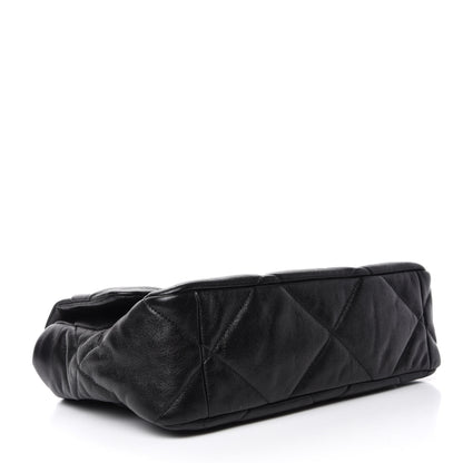 Chanel Lambskin Quilted Large 19 Flap Black 4 of 10