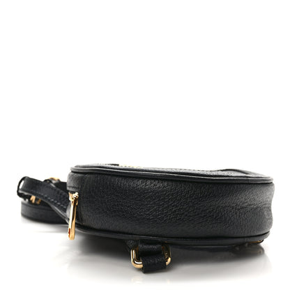 Gucci Grained Calfskin Web Mini Ophidia Round Backpack Black 4 of 8