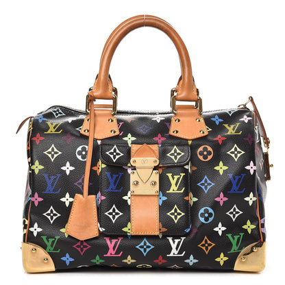 Louis Vuitton Monogram Multicolor Speedy 30 Black 1 of 8