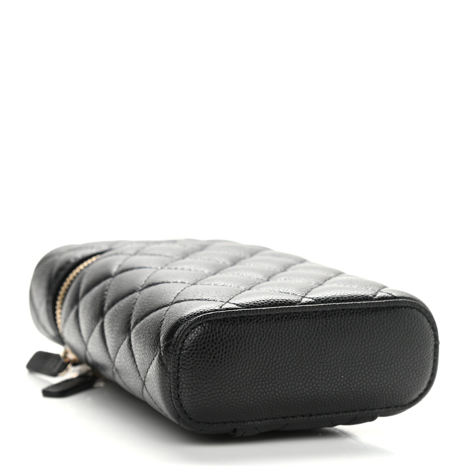 Chanel Caviar Quilted Phone Holder With Chain Black 4 of 9
