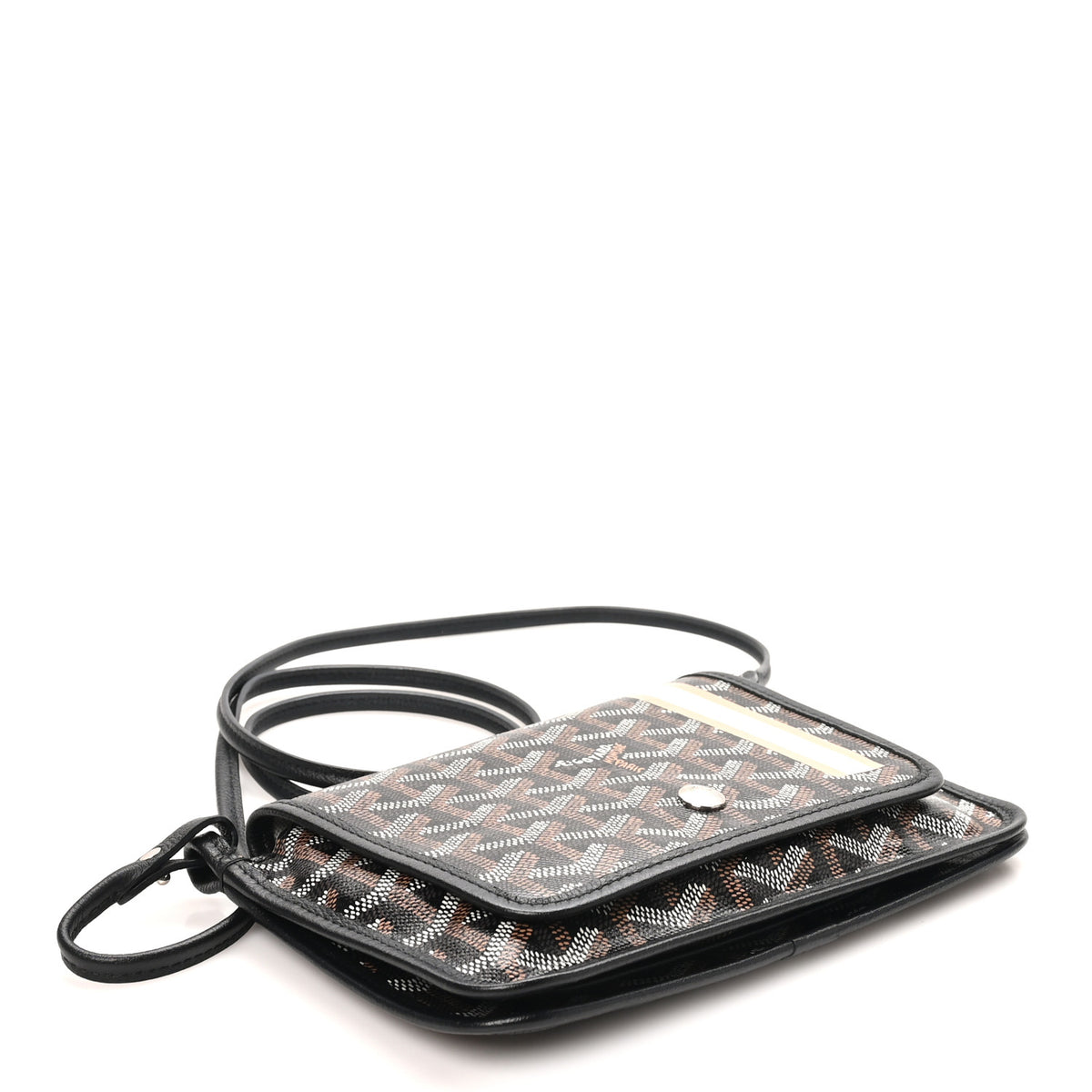 Goyardine Plumet Wallet Clutch Black