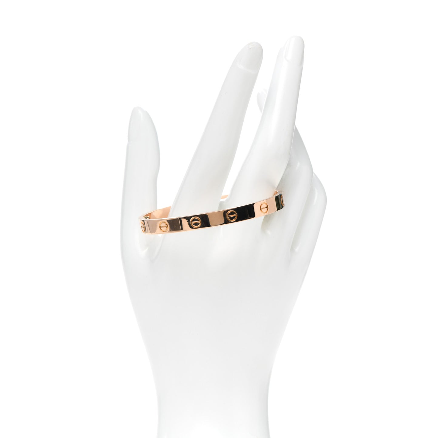 18K Pink Gold LOVE Bracelet 17