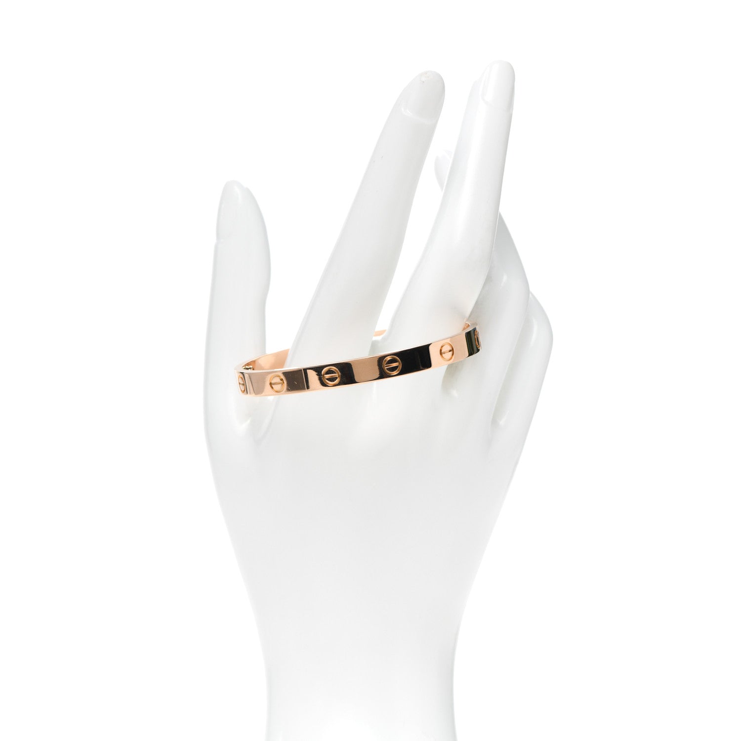 Cartier 18K Pink Gold LOVE Bracelet 17 2 of 6