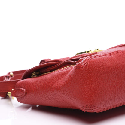 3.1 Phillip Lim 3.1 Textured Calfskin Mini Pashli Satchel Red 8 of 11