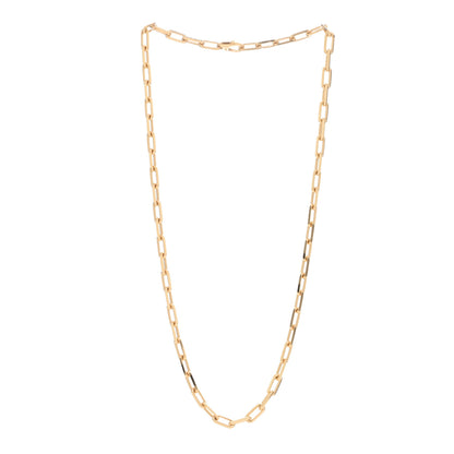 Cartier 18K Yellow Gold SM Santos De Cartier Link Necklace 22" 2 of 3
