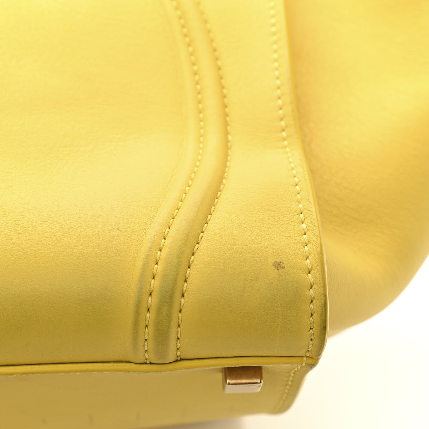 Celine Supple Calfskin Medium Phantom Luggage Sun Yellow 13 of 13