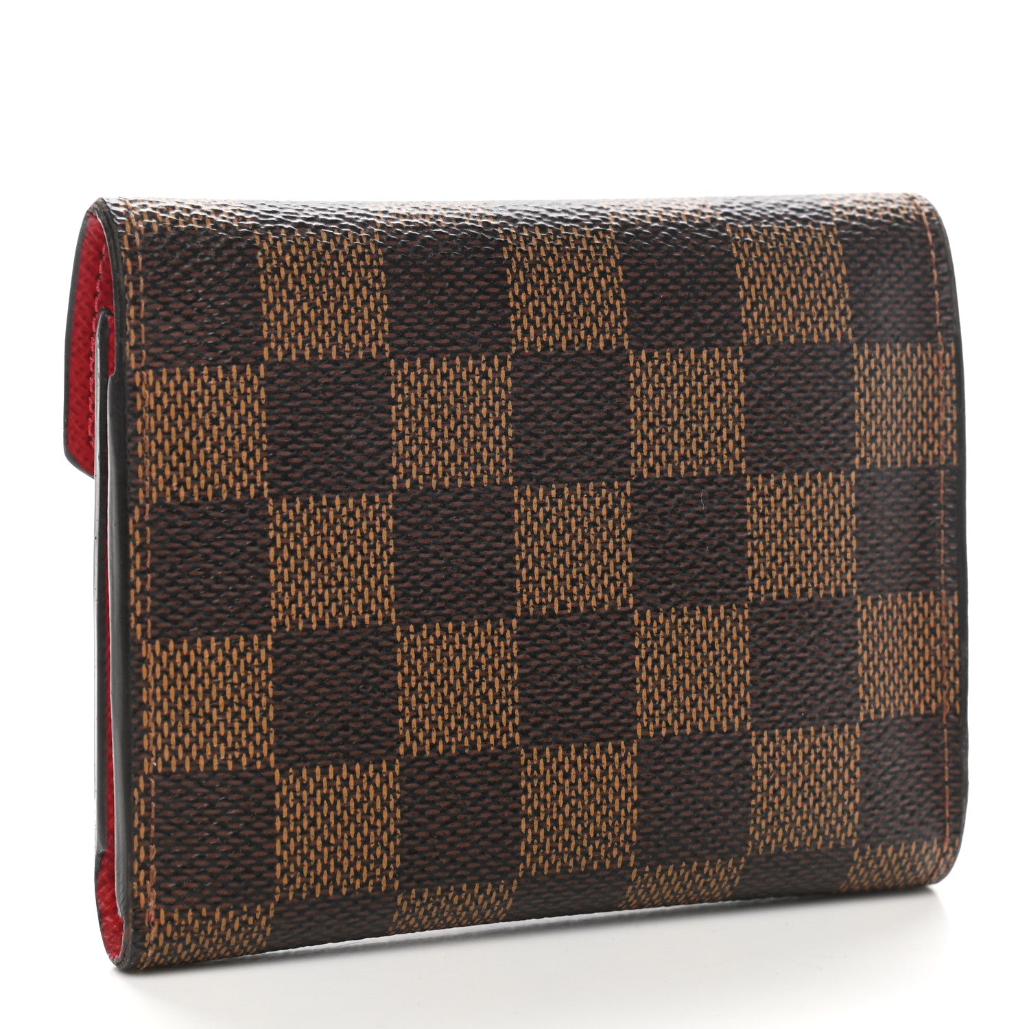 Louis Vuitton Damier Ebene Victorine Wallet Cherry 3 of 7