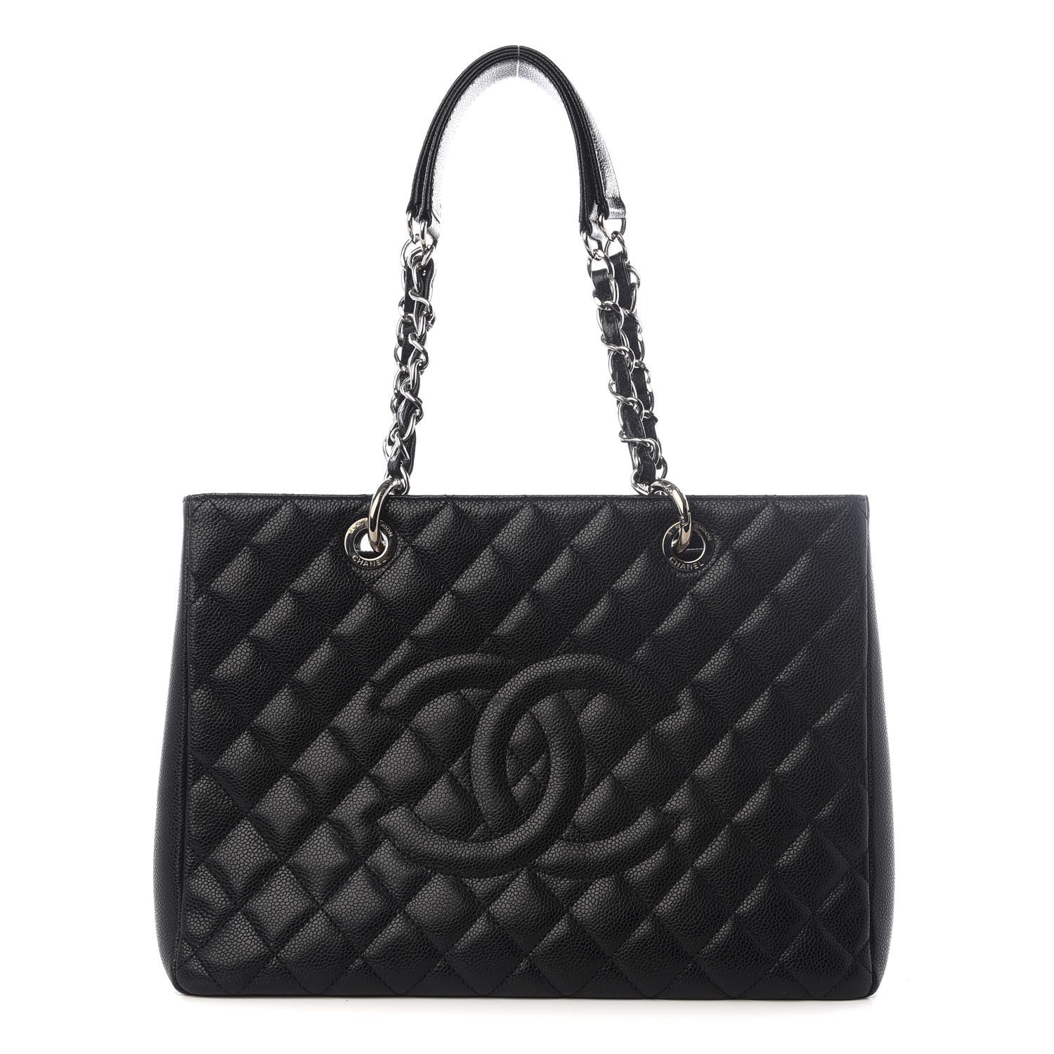 Chanel Caviar Quilted Grand Shopping Tote GST Black 1 of 8