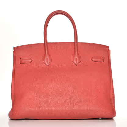 Hermes Togo Birkin 35 Bougainvillea 4 of 34