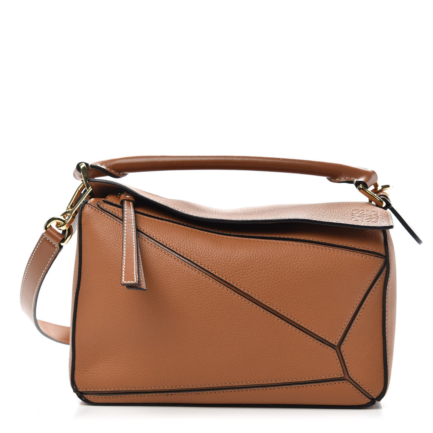 Loewe Calfskin Small Puzzle Bag Light Caramel 1 of 9